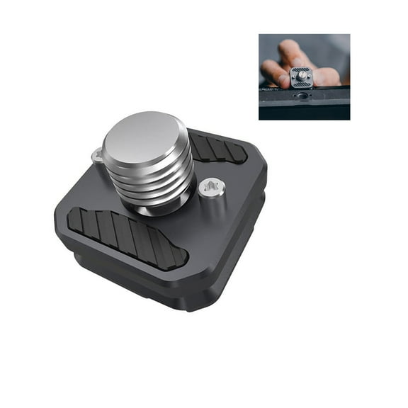 FALCAM F22 Quick Release Plate Extension with 3/8 Screw Interface Compatible with F22 Base Plate (Gray)