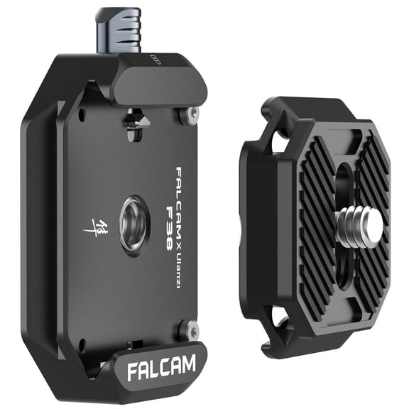 FALCAM F38 Quick Release Kit 2268 with 1/4" 3/8" Screw Thread for Tripod Head Aluminum Alloy 15kg Load Capaciy