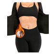 thumbnail image 1 of FALEXO Women Sauna Body Shaper Sweat Suit Sleeve Zipper Neoprene Slimming Workout Vest Waist Trainer Top, 1 of 8
