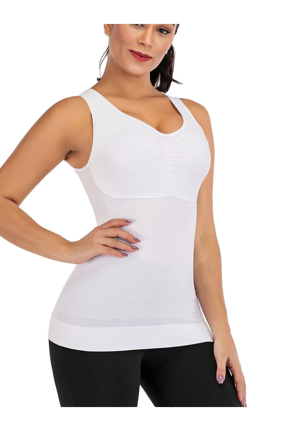 Women's Slimming Shapewear Tank Top Tummy Control Shaper Compression Seamless Shaping Tanks Camisole