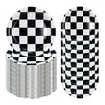 thumbnail image 1 of FALIZIFU 50 Pcs Checkered Paper Plates AFN17 Inch Black and White Checkered Dessert Plates Disposable Dinner Plates for Racing Theme Party Birthday Baby Shower Decoration Race Car Paper Plates, 1 of 3