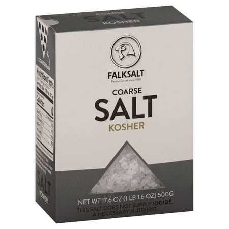 FALKSALT | 1.1lb Kosher Salt - Coarse Grain | Gourmet Salt, All Natural, Kosher | Perfect for Grinder