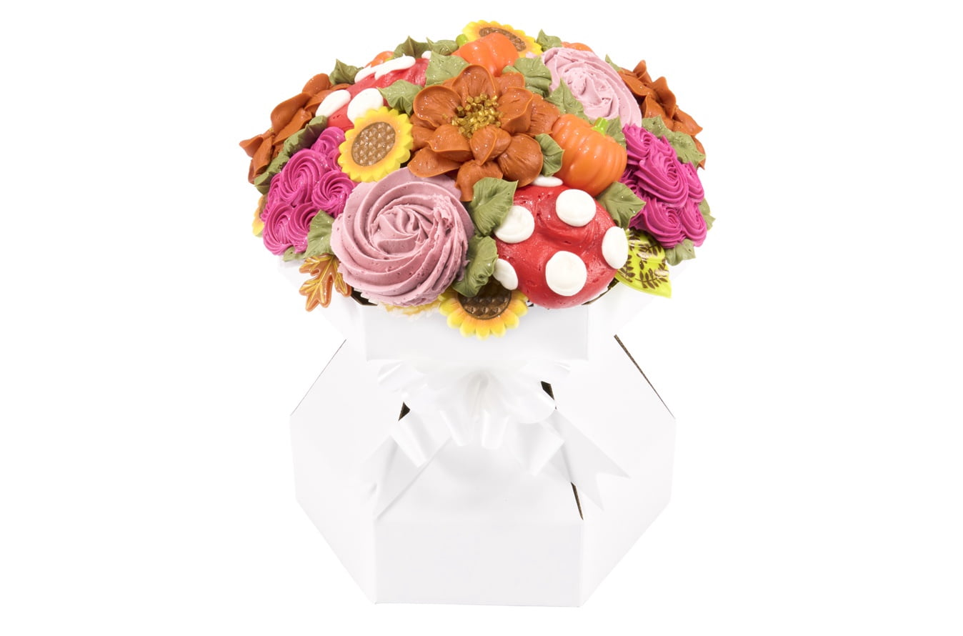 FALL FOLIAGE CUPCAKE BOUQUET