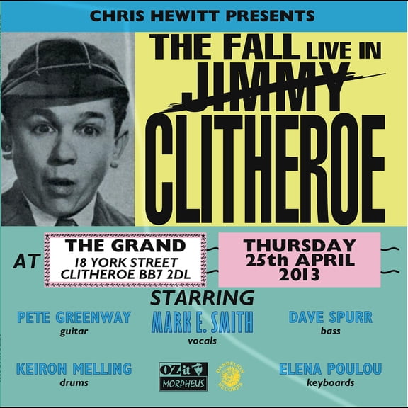 The Fall - Live In Clitheroe 2013 - Music & Performance - Vinyl