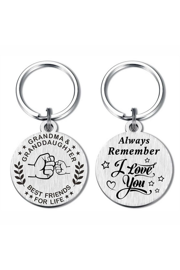 Grandma Gifts from Granddaughter, Grandmother Birthday Keychain