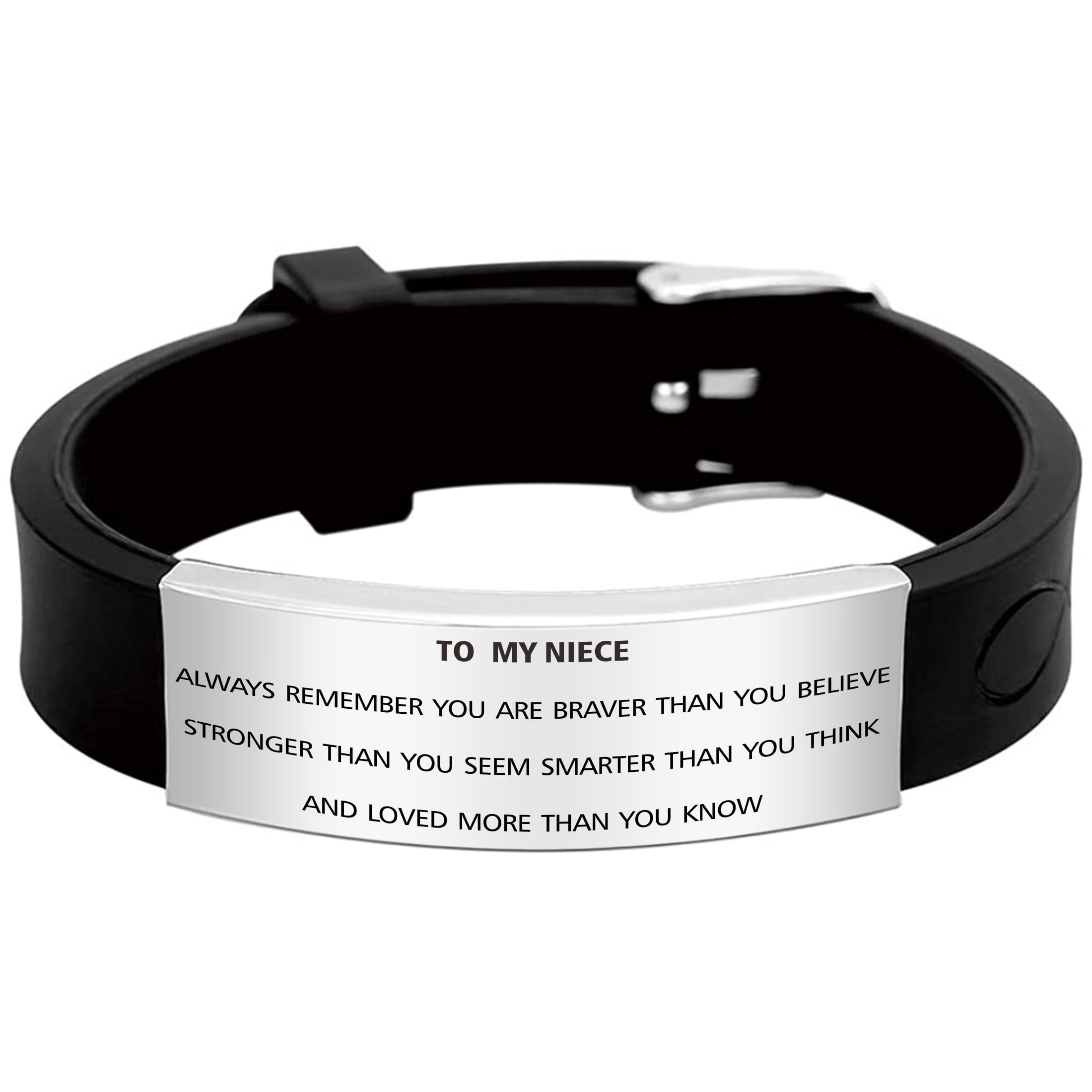 FALOGIJE Inspirational Bracelet To My Niece Birthday Gifts Love from Aunt Uncle