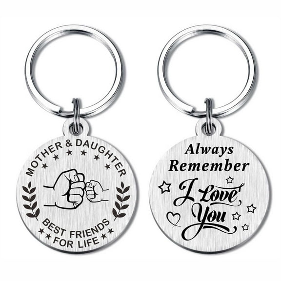 FALOGIJE Mom Gifts from Daughter, Mother Birthday Keychain, Christmas Day