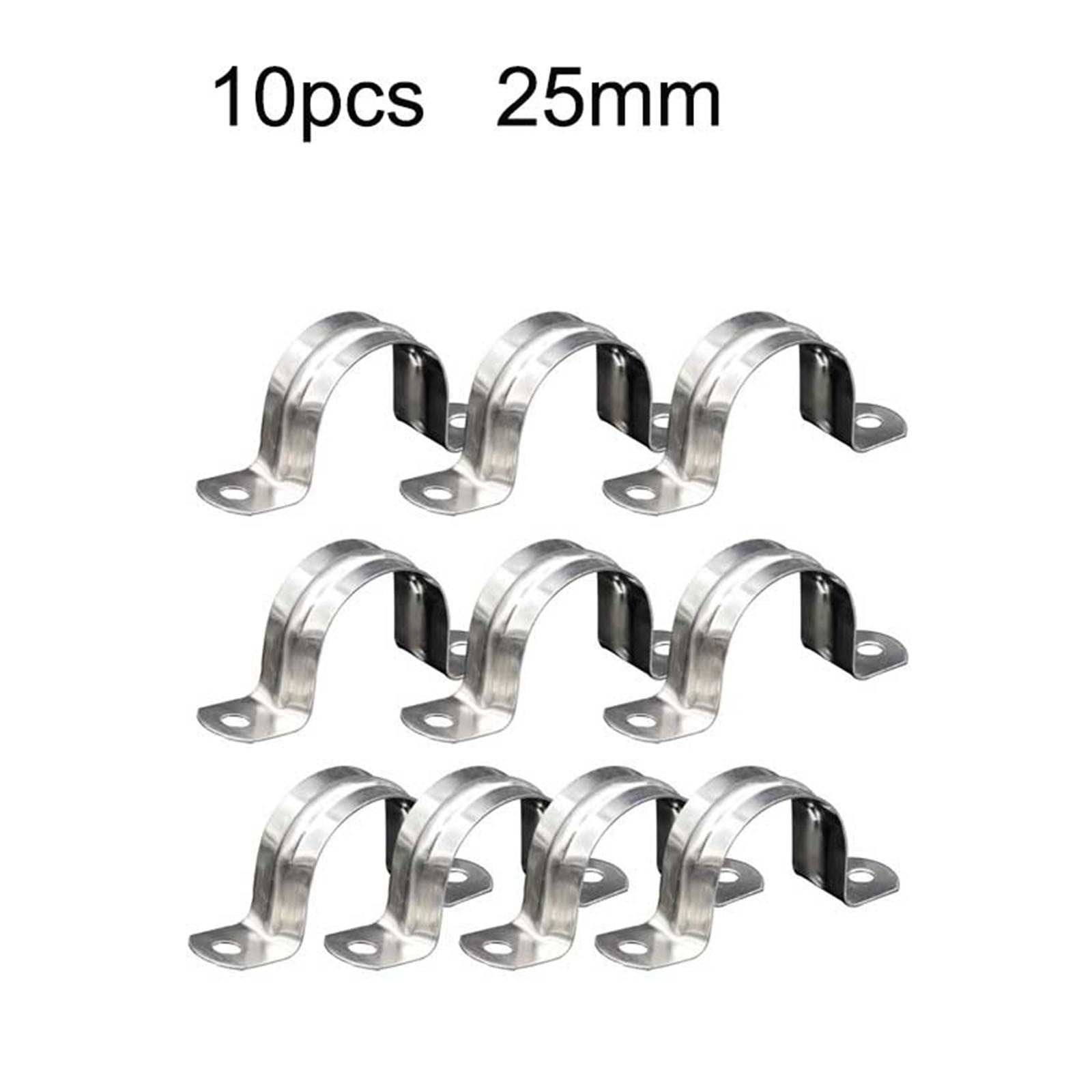 10pcs 304 Stainless Steel Pipe Holder U Shape Clamp Pipe Clamp Set