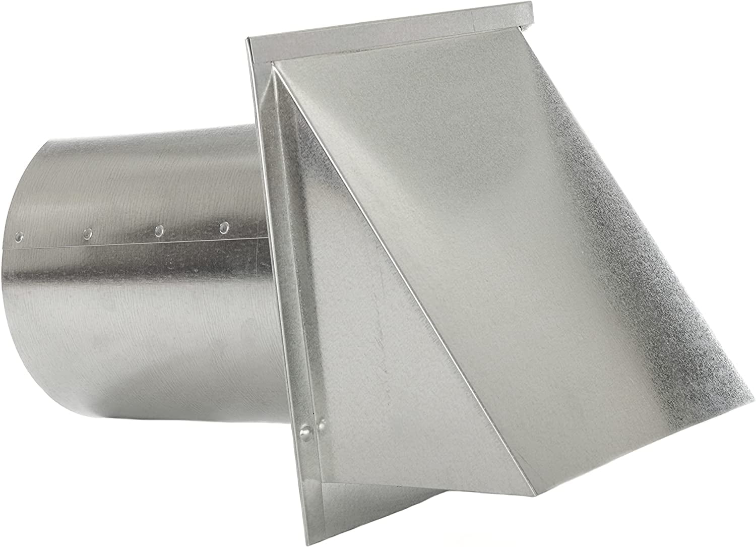 FAMCO Galvanized Steel Hooded Wall Vent with Screen, Used for Air