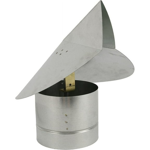 FAMCO Wind Directional Chimney Cap (Galvanized Steel, 10 Inch)