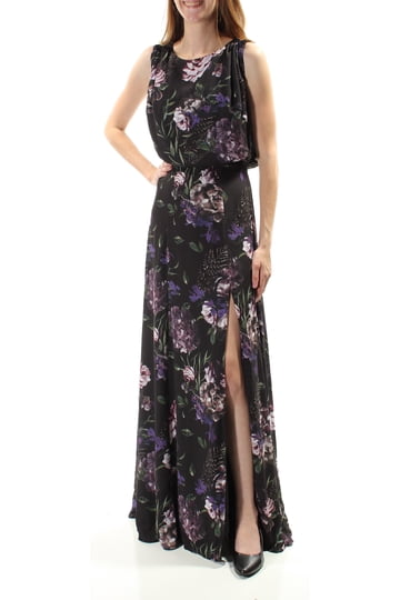 fame and partners floral maxi dress Splurge: Melanie Brown's Los Angeles $299 Fame and Partners Floral Print Ruffle Maxi Gown