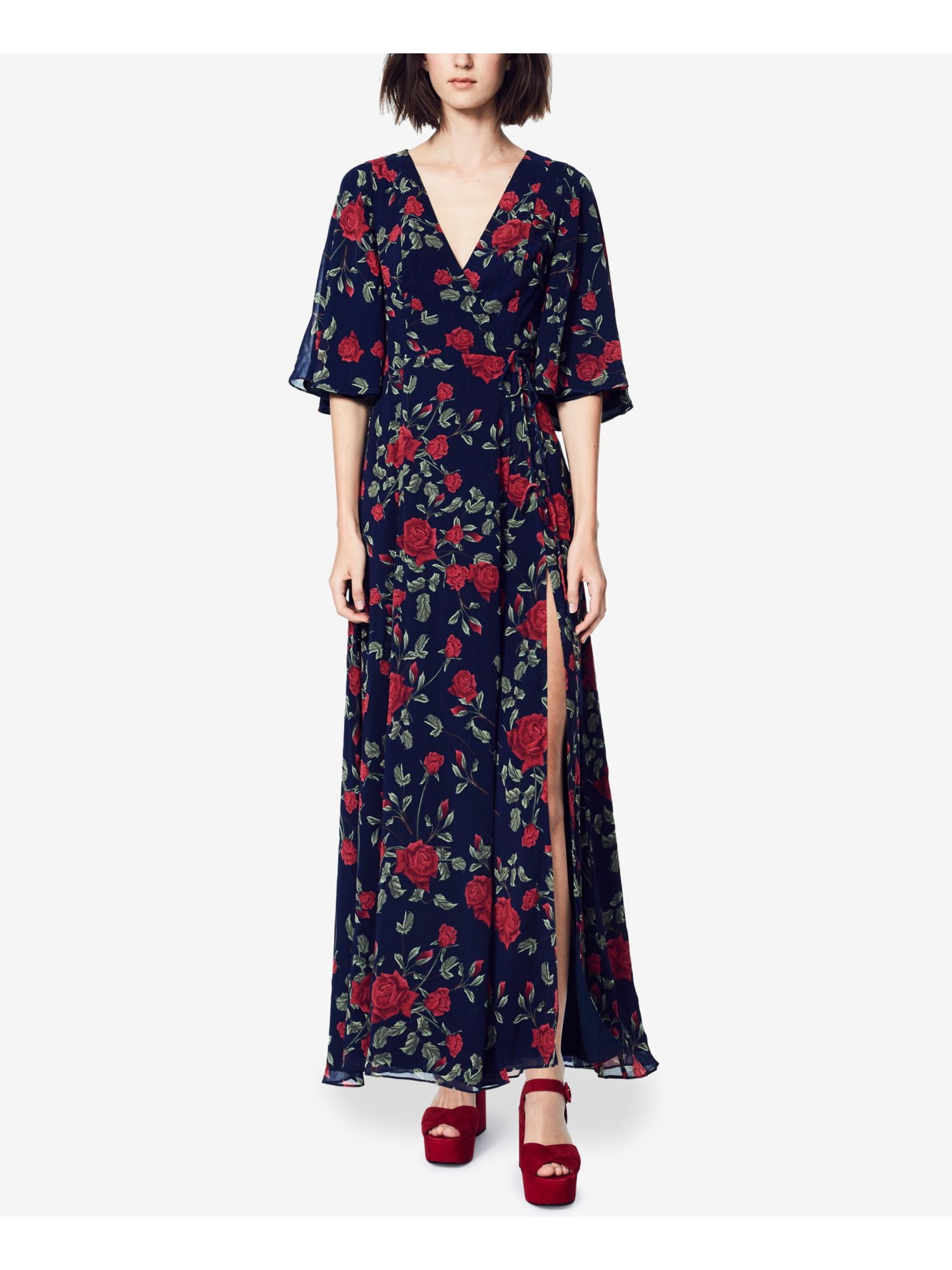 Fame and partners deals floral maxi dress
