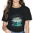 thumbnail image 1 of FAMILY CRUSE Sea Ship Graphic Printed T-Shirt Short Sleeve., 1 of 3