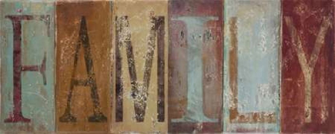FAMILY Canvas Art - Patricia Pinto (24 x 48)