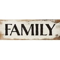 thumbnail image 1 of FAMILY Distressed Solid Pine Wood Plank Sign, 15.75" x 5.5", 1 of 6