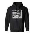 thumbnail image 1 of FAMILY FAITH FRIENDS FLAG Adult Hooded Sweatshirt, 1 of 3