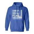 thumbnail image 1 of FAMILY FAITH FRIENDS FLAG Adult Hooded Sweatshirt, 1 of 3