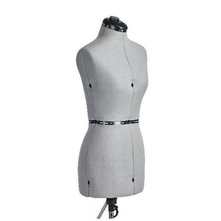 FAMILY DRESSFORM FM-L Family Large Adjustable Mannequin Dress Form Grey -  Walmart.com