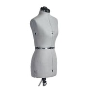 FAMILY DRESSFORM FM-L Family Large Adjustable Mannequin Dress Form Grey