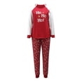 thumbnail image 1 of FAMILY PJs Sets Red Printed Long Sleeve Crew Neck T-Shirt Lounge Sleepwear  Size L, 1 of 6