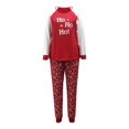 thumbnail image 1 of FAMILY PJs Sets Red Printed Long Sleeve Crew Neck T-Shirt Lounge Sleepwear  Size XL, 1 of 2