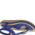 thumbnail image 1 of FAMITION Elastic Ankle Strap Flat Sandals for Women Casual Summer Beach Cute Thong Flip Flops Shoes Blue 6, 1 of 2