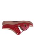 thumbnail image 1 of FAMITION Vintage Wedge Sandals for Women Casual Summer Beach Cute Comfort Open Toe Platform Mules Shoes Red 8.5, 1 of 3