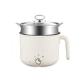 thumbnail image 1 of FAMKIT  Electric Hot Pot, 1.8L Non-Stick Electric Cooker Steamer, Multifunction Rapid Mini Cooker Dual Power Control Adjustable Temperature, for Rice, Egg, Noodle, Oatmeal, Soup, Boil, 1 of 8
