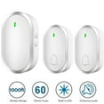 FAMKIT Wireless Doorbell, 1000FT Range Waterproof Door Bell with 60