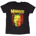 thumbnail image 1 of FAMOUS MONSTERS FRANKENSTEIN T-shirt Cotton Unisex Tee All Size, 1 of 1