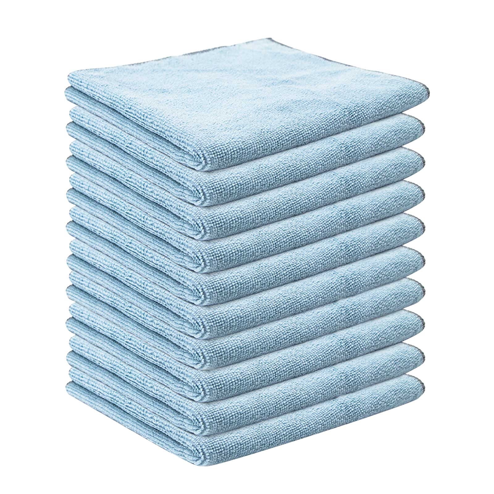 FAMTKT 10PCS Microfiber Cleaning Cloth Cleaning Rags Car Cleaning Cloth ...
