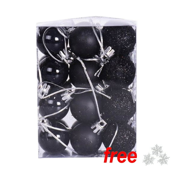 FAMTKT 24Pcs Christmas Tree Balls Ornaments for Xmas Christmas Tree 30mm/1.18" Shatterproof Christmas Tree Decorations Hanging Ball for Holiday Wedding Party Christmas Decorations