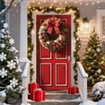 thumbnail image 1 of FAMTKT 35x71" Christmas Door Cover Christmas Door Curtain Christmas Day Door Covers Curtain Holiday Festival Party Decoration, 1 of 6