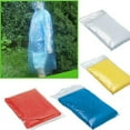 thumbnail image 1 of FAMTKT 40PCS Disposable Rain Ponchos for Adults, Portable Rain Ponchos for Women and Men, Disposable Raincoat Travel Rain Coat, Emergency Rain Ponchos for Camping Hiking Travelling Outdoor, 1 of 7