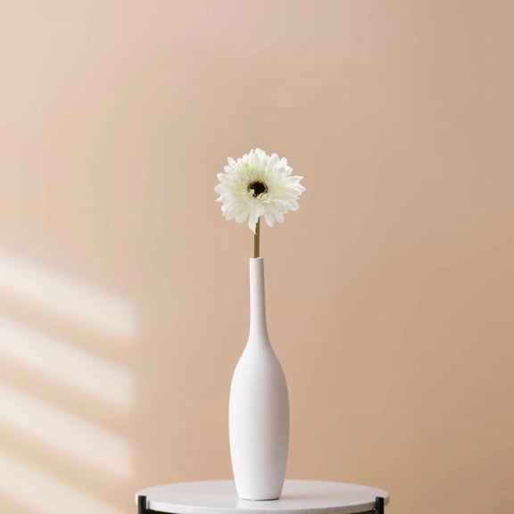 FAMTKT Artificial Flowers Chrysanthemum Fake Flowers Simulation Flower for DIY Wedding Bouquets Bridal Shower Table Centerpieces Home Kitchen Garden Decor