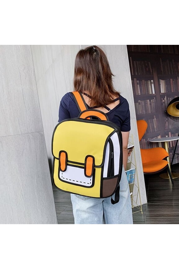 FAMTKT Backpack for School, Colorful Backpack Elementary Schools In the Beginning of the School Season Large Capacity Backpack for Primary Schools