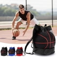 thumbnail image 1 of FAMTKT Basketball Bag Backpack Single Ball Mesh Storage Crossbody Sling Backpack for Volleyball Soccer Rugby Football Equipment, Sport Bag Organizer for Gym Pool Beach & Travel Essentials, 1 of 8