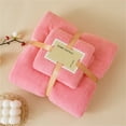 thumbnail image 1 of FAMTKT Bathroom Towel Set Cotton 2 In 1 Bath Towel and Face Towel Soft-Bath Towels Set, 1 of 2