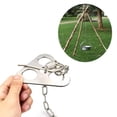 thumbnail image 1 of FAMTKT Camping Tripod Board - Turn Branches into Campfire Tripod, Stainless Steel Campfire Support Plate with Adjustable Chain for Hanging Cookware - Perfect Camping Accessories for Outdoor Cooking, 1 of 6
