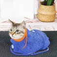 thumbnail image 1 of FAMTKT Cats Bathing Bag, Breathable Mesh Cats Shower Bag Cats Grooming Bag for Manicure Scratch Resistants Adjustable Bathing Polyester Soft Cats Wash Bag, 1 of 6