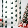 thumbnail image 1 of FAMTKT Christmas Decorations Mini String Pull Out Flags Hanging Banners Christmas Tree Ornaments Indoor Scenes Shop Window Party Supplies, 1 of 7