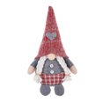 thumbnail image 1 of FAMTKT Christmas Gnomes Christmas Decorations Cute Braids Faceless Doll Knitted Peach Heart with Hood Forest Old Man Doll Home Desktop Decoration, 1 of 3
