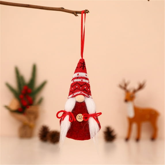 kladzum Christmas Gnomes Christmas Decorations Cute Gnome Doll Christmas Doll Pendant Christmas Tree Decoration, Christmas savings Clearance!
