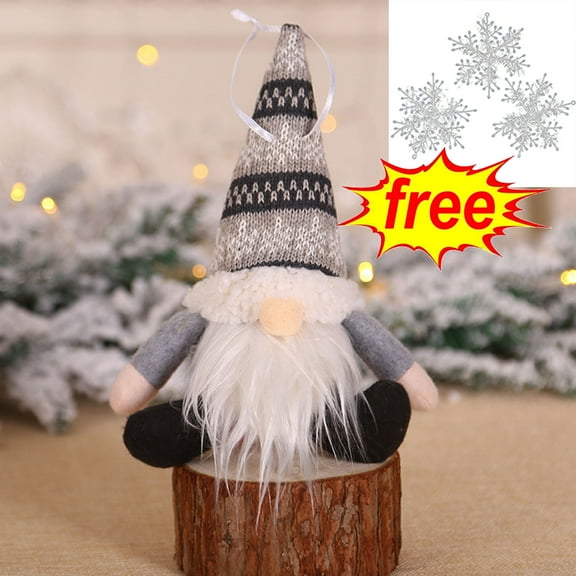 FAMTKT Christmas Gnomes Christmas Tree Ornaments Handmade Gnomes Ornaments Hanging Decoration Pendants Gnome for Christmas Ornaments Xmas Tree Decor Christmas Decorations