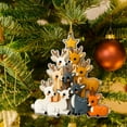 thumbnail image 1 of FAMTKT Christmas Ornaments Christmas Pendant Acrylic Plane Holiday Christmas Tree Decoration Pendant, 1 of 6