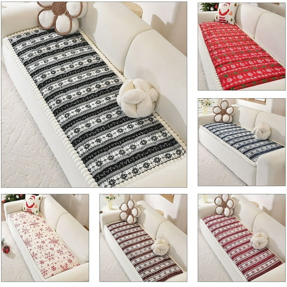 FAMTKT Couch Covers for Sofa, Washable Couch Cushion Covers for Dogs Washable Couch Protector Thickened Mantou Cushion 27.56x27.56" Winter Sofa Cushion Modern Sofa Cover Pet Antiskid