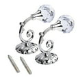 thumbnail image 1 of FAMTKT Curtain Hooks Large Metal Crystal Glass Curtain Holdback Wall Tie Back Hanger, 1 of 2