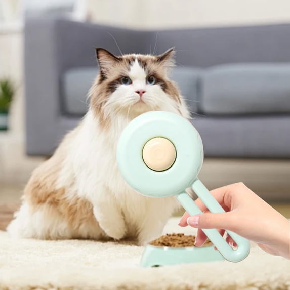 FAMTKT Dog & Cat Combs for Grooming Pet Comb Dog Comb Self-cleaning Hair Removal Knot-opening Dog Grooming Comb Hair Remover for Pet, Pet Grooming Tool on Clearance