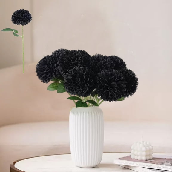 FAMTKT Fake Flowers Artificial Silk Hydrangea Flower Bouquet Faux Hydrangea Stems for Home Table Centerpieces Wedding Party Decoration