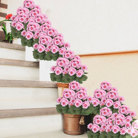 FAMTKT Fake Flowers Artificial Silk Hydrangea Flowers Bouquets Simulations Flowers for Home Table Centerpieces Wedding Party Decoration